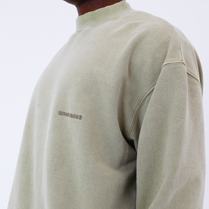 Uniform Mockneck - Moss Green