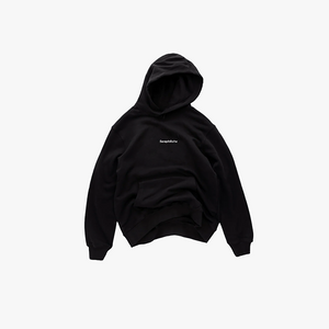 Title Logo Hoodie Women - Black